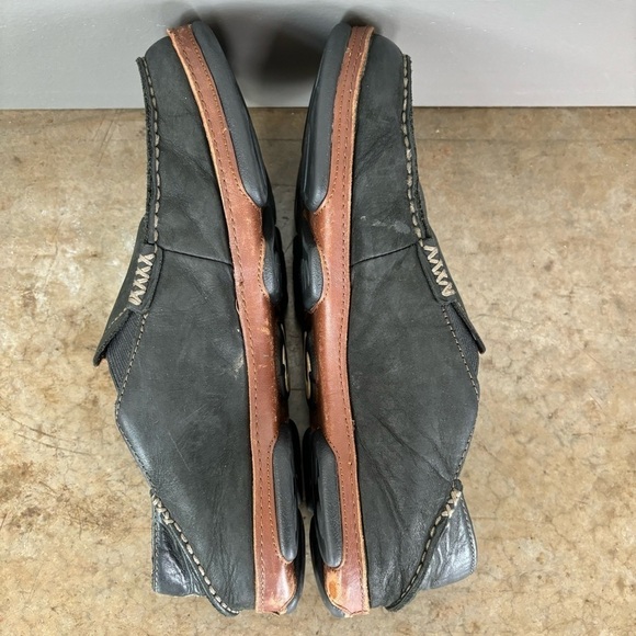 Olukai Moloa Black Leather Slip-On‎ Loafers Men’s Size 8.5 main image 4